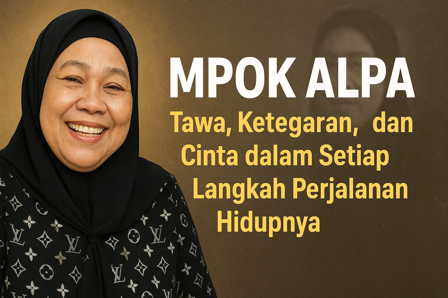 Mpok Alpa: Tawa, Ketegaran, dan Cinta dalam Setiap Langkah Perjalanan Hidupnya
