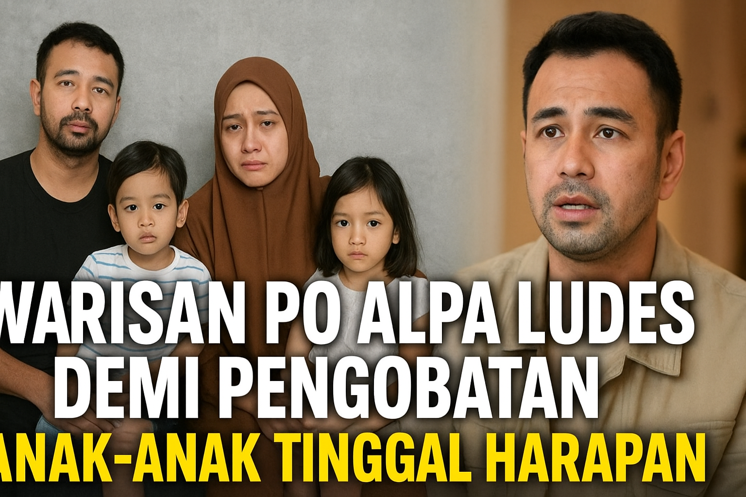 Raffi Ahmad & Irfan Hakim Buka Fakta Mengejutkan: Warisan Po Alpa Ludes Demi Pengobatan, Anak-Anak Tinggal Harapan